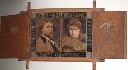 Alma-Tadema, Sir Lawrence Self-Portraits of Lawrence Alma-Tadema and Laura Theresa Epps (mk23) Spain oil painting artist